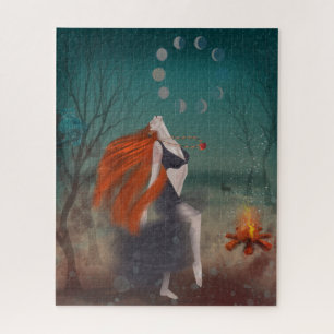 Pagan Goddess Puzzle, Pagan Oracle in Moonlight Legpuzzel