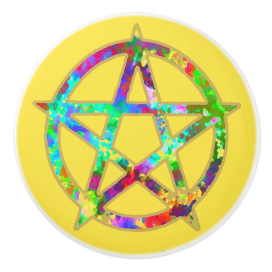 Pagan Gold Keramische Knop (Voorkant)