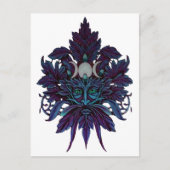 Pagan Green Man Triple Moon Wiccan God Briefkaart (Voorkant)