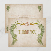 Pagan Handfasting Wedding Bedankkaart (Voorkant / Achterkant)