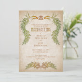 Pagan Handfasting Wedding Kaart (Staand voorkant)