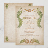 Pagan Handfasting Wedding Kaart (Voorkant / Achterkant)