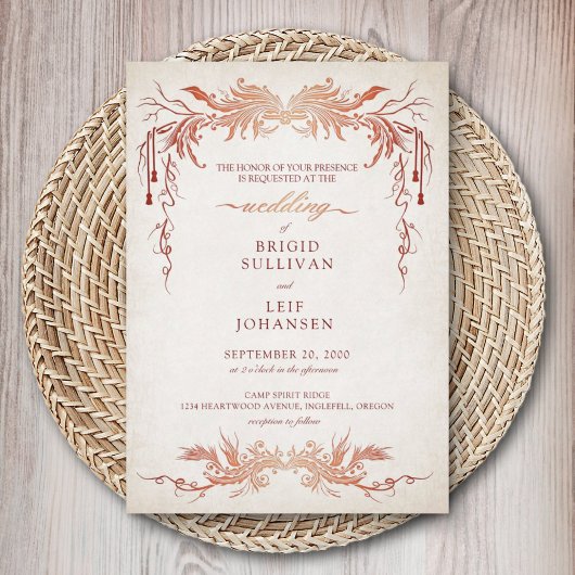 Pagan Handfasting Wedding Kaart