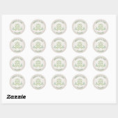 Pagan Handfasting Wedding Ronde Sticker (Vel)
