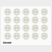 Pagan Handfasting Wedding Ronde Sticker (Vel)