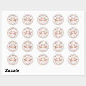 Pagan Handfasting Wedding Ronde Sticker (Vel)