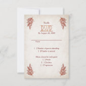 Pagan Handfasting Wedding RSVP Kaartje (Voorkant)