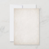 Pagan Handfasting Wedding RSVP Kaartje (Achterkant)