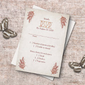 Pagan Handfasting Wedding RSVP Kaartje