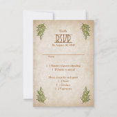 Pagan Handfasting Wedding RSVP Kaartje (Voorkant)