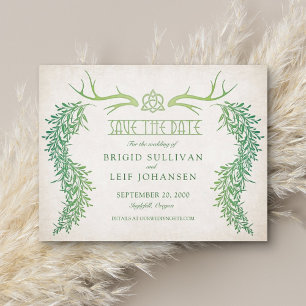 Pagan Handfasting Wedding Save The Date