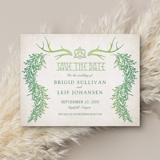 Pagan Handfasting Wedding Save The Date