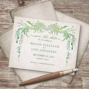 Pagan Handfasting Wedding Save The Date