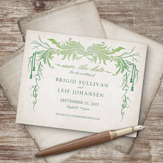 Pagan Handfasting Wedding Save The Date