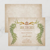 Pagan Handfasting Wedding Save The Date (Voorkant / Achterkant)