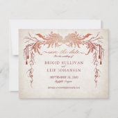 Pagan Handfasting Wedding Save The Date (Voorkant)