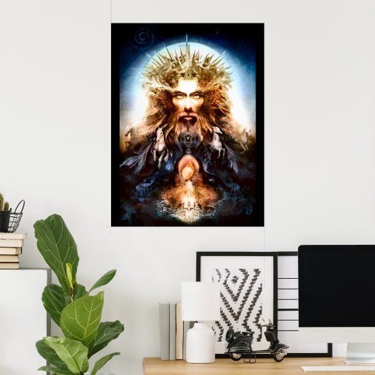 Pagan Jesus Nouveau Print (Thuiskantoor)