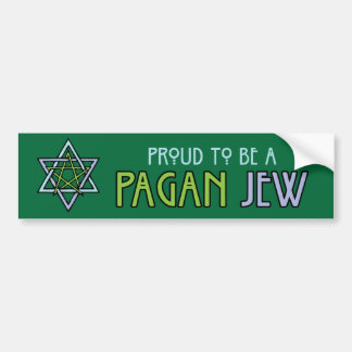 Pagan Jew? Ik ook. Bumpersticker