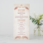 Pagan Keltische gewei bruiloft programma (Staand voorkant)