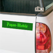 Pagan-Mobile Bumpersticker (Op Truck)