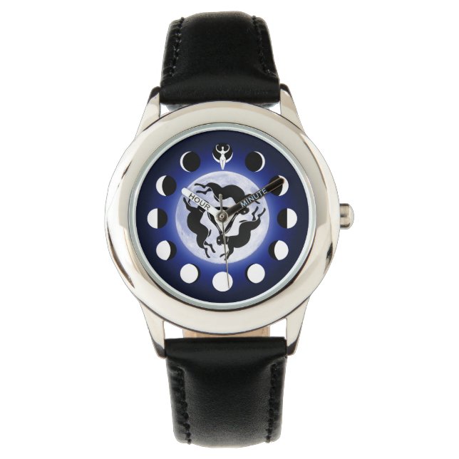 Pagan Moon Goddess Watch Horloge (Voorkant)