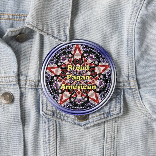 Pagan Patriot Ronde Button 4,0 Cm (In situ)