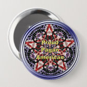 Pagan Patriot Ronde Button 4,0 Cm (Voorkant /achterkant)