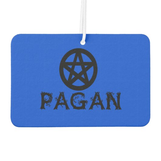 Pagan Pentacle Car luchtverfrisser (Achterkant)