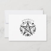 Pagan Pentagram Notitiekaartje (Voorkant)