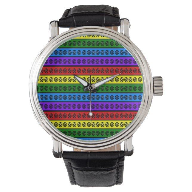 Pagan Rainbow Horloge (Voorkant)