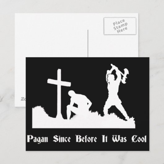 Pagan sinds voor het Briefkaart kool was (Voorkant / Achterkant)