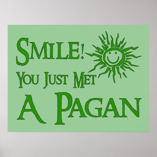 Pagan Smile Poster (Voorkant)