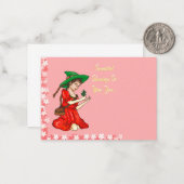 Pagan Spring Groeten Notitiekaartje (Voorkant / Achterkant in situ)