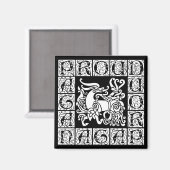 Pagan Stag Magnet (Voorkant / Achterkant)