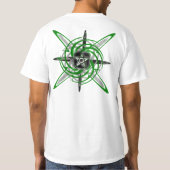 Pagan Star Green T-shirt (Achterkant)