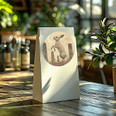 Pagan Stone Circle Dancing Hare Envelope Seal Ronde Sticker