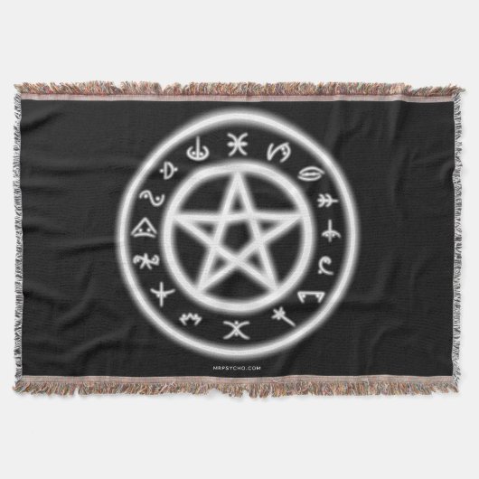 Pagan Symbol Blanket Deken (Voorkant)