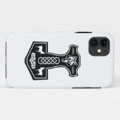 Pagan Thor's Hammer met Wolf en Goats Case-Mate iPhone Case (Achterkant (horizontaal))