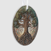 Pagan Tree of Life Acryl Ornament (voorkant)