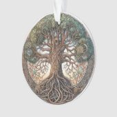 Pagan Tree of Life Acryl Ornament (voorkant)