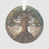 Pagan Tree of Life Acryl Ornament (voorkant)