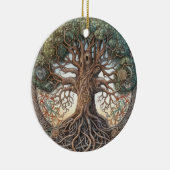 Pagan Tree of Life Keramisch Ornament (Rechts)