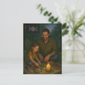 Pagan Vaderdag Blessing Briefkaart (Staand voorkant)