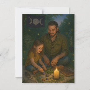 Pagan Vaderdag Blessing Briefkaart