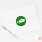 Pagan_vis_ROF Ronde Sticker (Envelop)