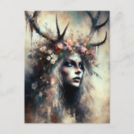 Pagan Vrouw Elen van de Wegen Briefkaart