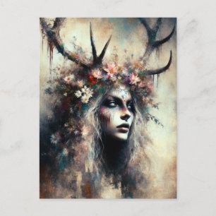 Pagan Vrouw Elen van de Wegen Briefkaart