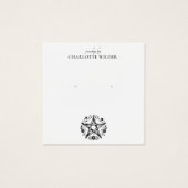 Pagan Wiccan Pentacle Sieraden Oorbel Vierkante Visitekaartjes (Voorkant)