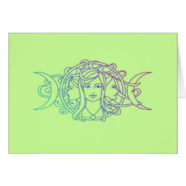 Pagan Wiccan Triple Moon Goddess