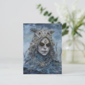 Pagan Winter Goddess Briefkaart (Staand voorkant)